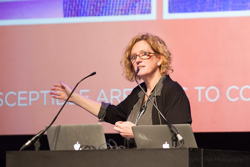 Jenni Lloyd speaking at UX Brighton 2016